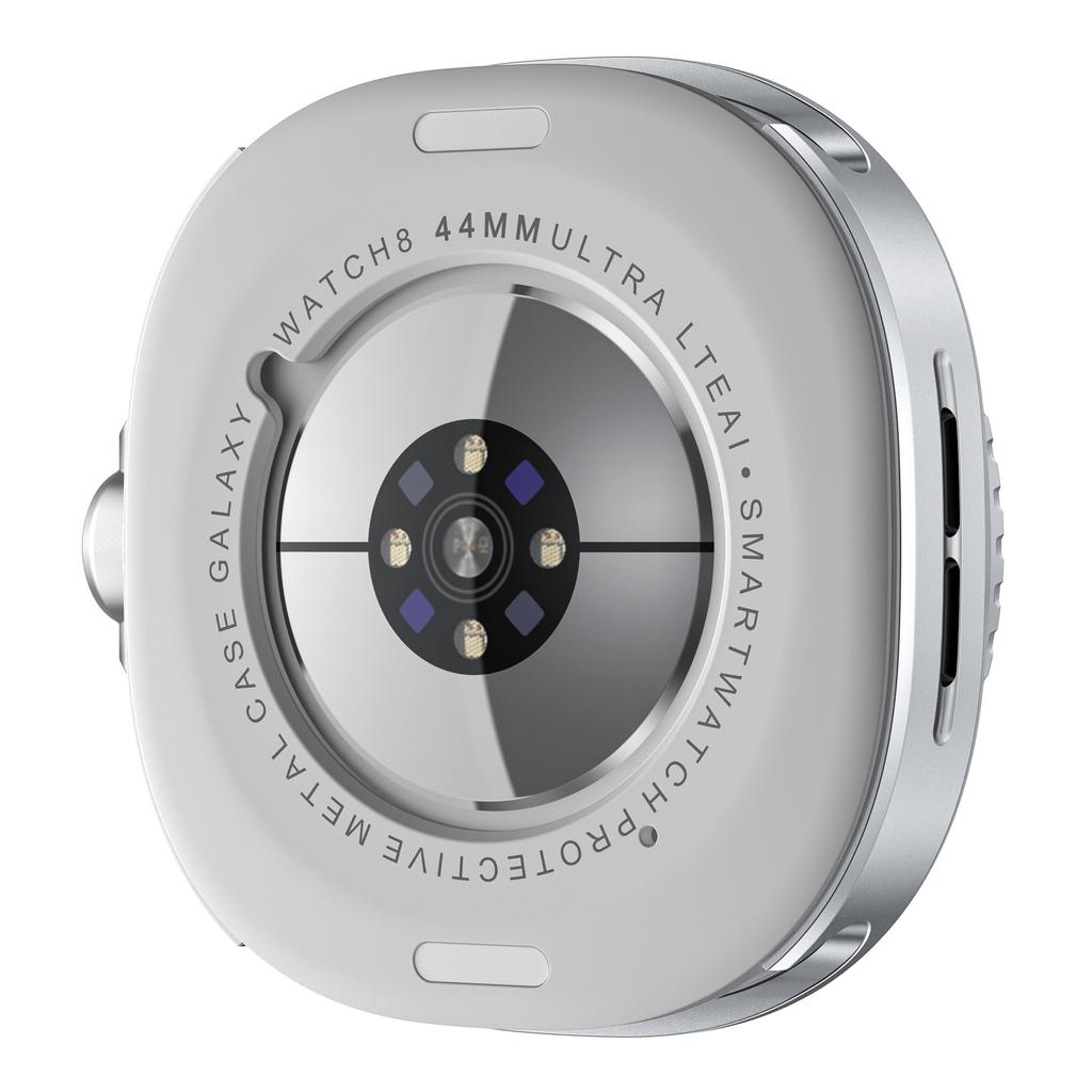 Schutzhülle aus Aluminiumlegierung für Samsung Galaxy Watch 8, Metallgehäuse, Zubehör, Hartrahmen, Metall-Schutzstoßstange für Samsung Galaxy Watch 8 (44 mm, 40 mm)