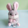 Delightful Plush Bunny Pendant Soft Rabbit Keychain For Bags And Accessories Car
