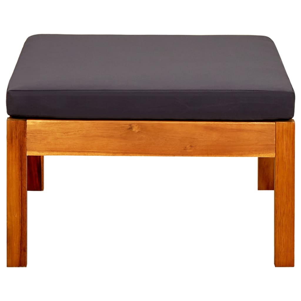 Garden Footstool 2 pcs Solid Acacia Wood