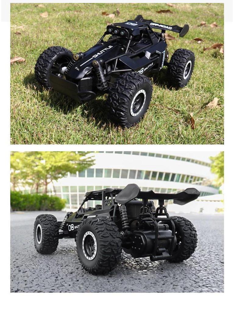 1:16 RC 2.4G High-Speed Alloy Remote Control Car - Off-Road, Climbing, and Drift Racer