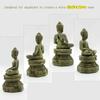1 Stück Aquarium Landschaftsdekorationen Buddha Statue Sitzend Aquarium Zierde Handwerk