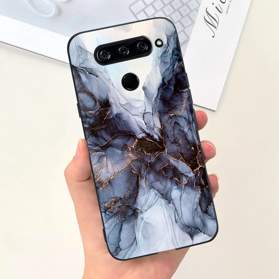 Case For LG V40 ThinQ Cartoon Astronaut Dinosaur Soft Silicon Black Cover For LG V50 V50S ThinQ 5G LG V30 2017 Bumper Phone Case