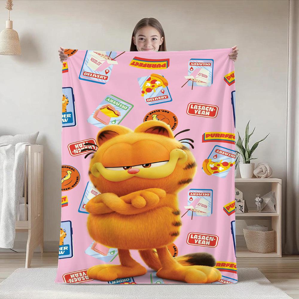 

Home and Decoration Cute Fashion New Throw Blankets for Beds/sofa G-Garfield Blanket for Camping Christmas Blanket Best Gifts 30x40in