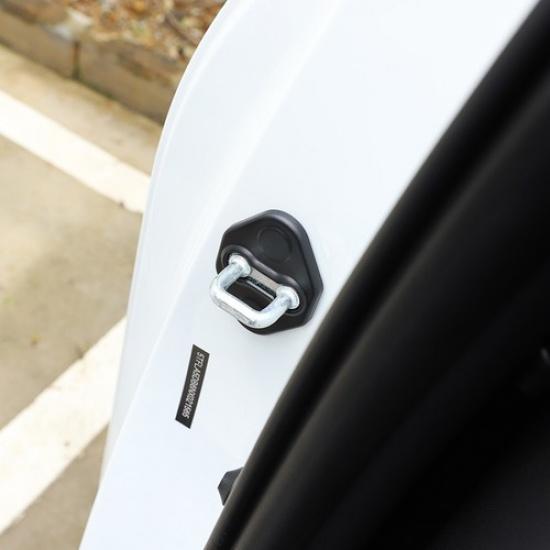 Door Lock Latch Buckle Protector Decor Cover Trim For Toyota Tundra -24