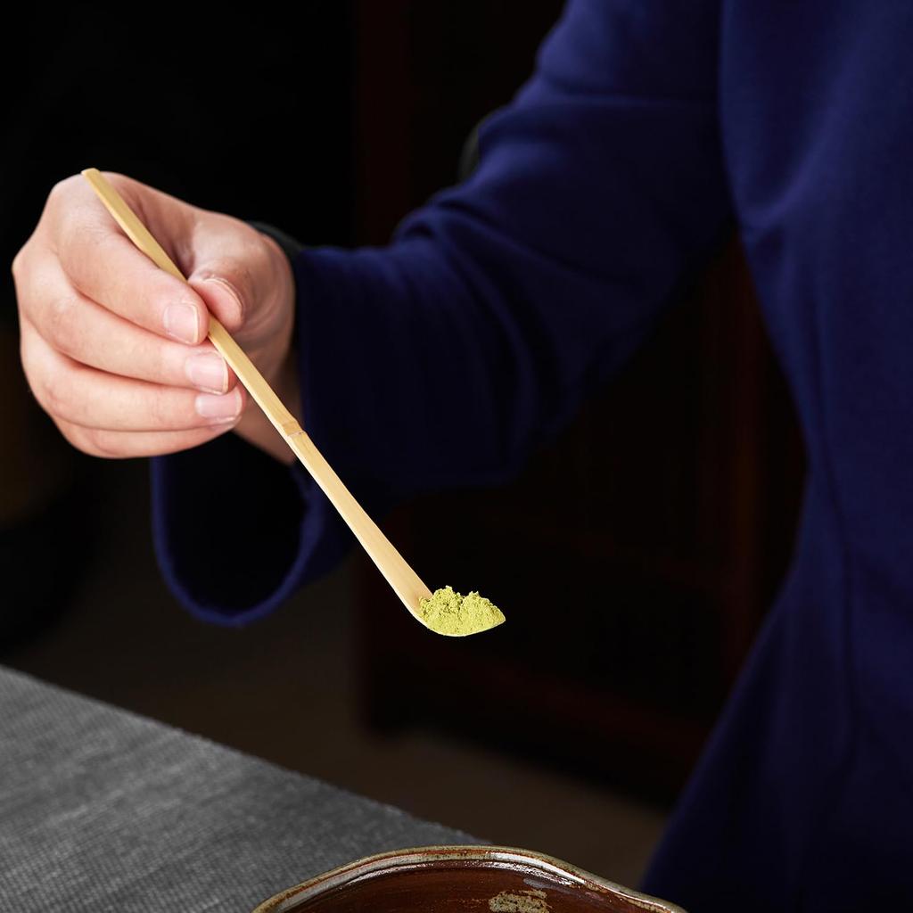 POKALOTEA Matcha Tea Set, 9-Piece Set, Tea Utensils, Matcha Bowl, Chasen, Chashaku, Chakasa, Matcha Sieve, Cotton Tea Cloth, Tea Caddy,