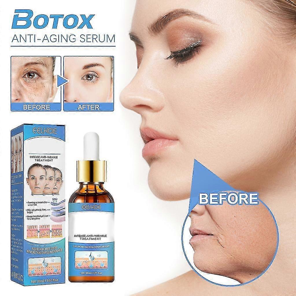 Firming Lifting Face Serum, Anti-Wrinkle Moisturizing Serum for Tightening Skin, Reduces Fine Lines & Improves Elasticity, Facial Treatment Essence