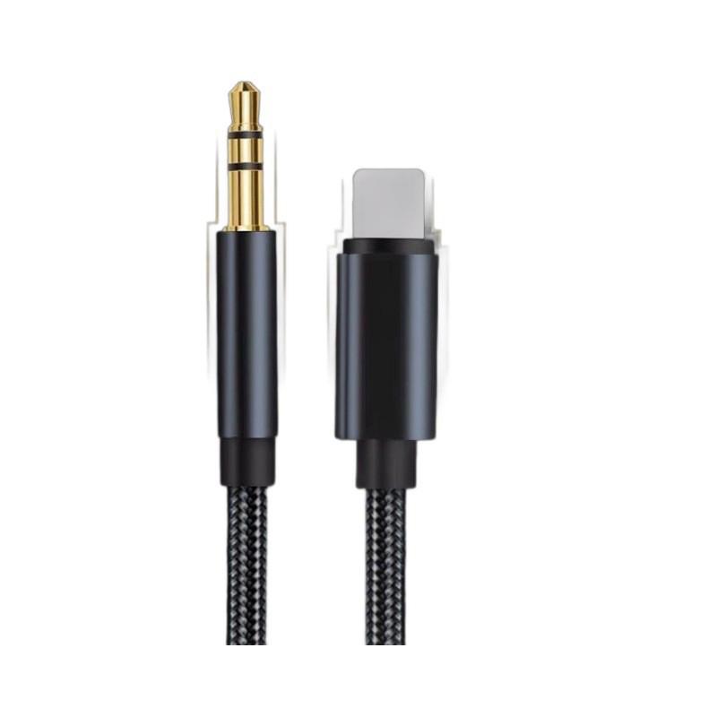 Apple Type-C - 3,5 mm-es AUX audiokábel digitális dekódolással - 1 méter