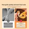 1PCS Garlic Skin Remover Clips Stainless Steel Vegetable Peeling Tool Garlic Peeling Tweezers Tongs Kitchen Gadgets
