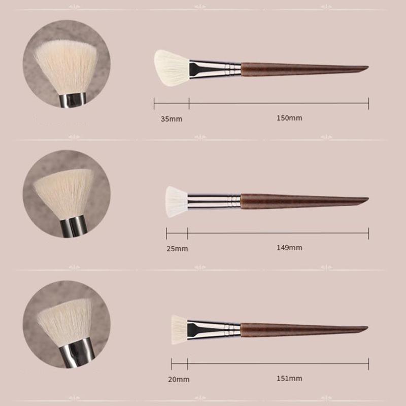 1Pcs Animal Hair Makeup Brush Complete Set Lip Brushes Eyeshadow Brush Soft Makeup Brush Beauty Tools Smudge Brush Single