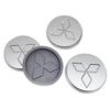 Cyxmtz1 4pcs Car Wheel Center Hub Caps Emblem for Mitsubishi Lancer Ralliart Outlander ASX Colt Pajero Eclipse Delica Accessories