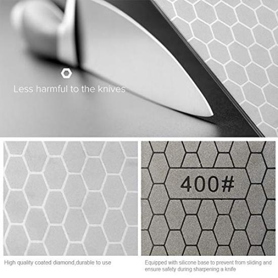 Deepa Diamond and Set of for Mini Tool Surface Mini Carbon Fiber FRP Flex Includes Microfiber Towel Whetstones, #400 #1000, 2, 4WD, Processing,