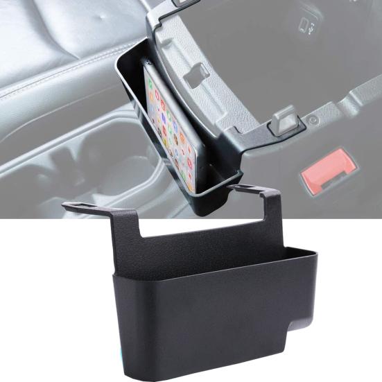 Center Console Hanging Storage Box Armrest Organizer Large Capacity Easy To Install Front Center Console Organizer Tray for JEEP JL18-21