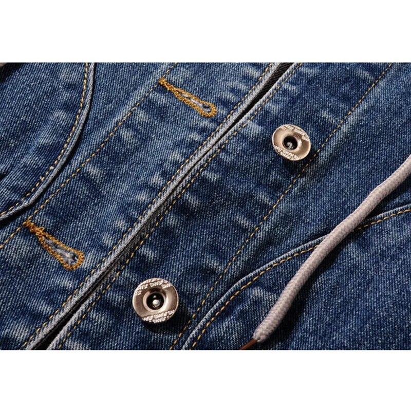 Denim Vest Women's Spring Autumn Clothes Sleeveless Wild Tops Short Hooded Jacket Women Denim Jeans Vest Jacket Female