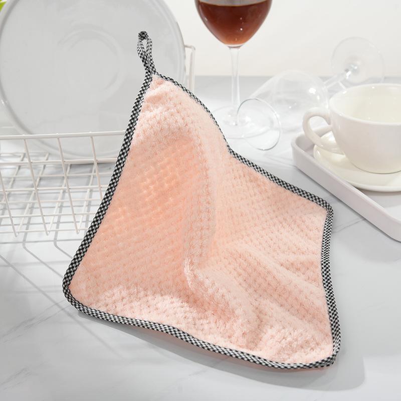 3/5/10PCS Kitchen Specific Scouring Pad Non Greasy and Lint Free Dishwashing Cloth Stain Remover Super Absorbent Cloth