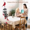 Outdoor Handcrafted Wind Chimes Ornaments and Durability Aluminum Construction Includes 6 Birds Enhancing Resonances