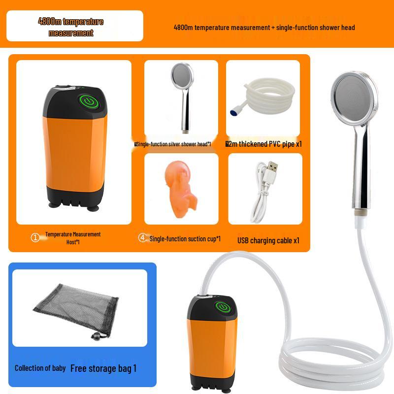 Portable Electric Shower for Outdoor Bathing, Construction Sites, Dormitories, and Rural Homes.
