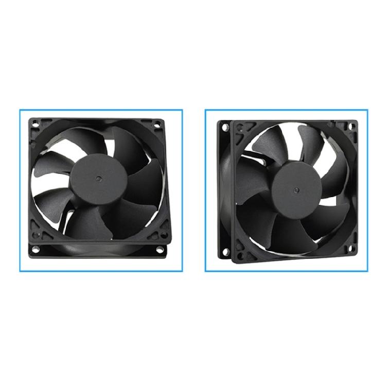 Computer Component 8025 Cooling System Fan Sturdy ABS Frame Thermal Management Solution For Electronics Servers Storage Devices