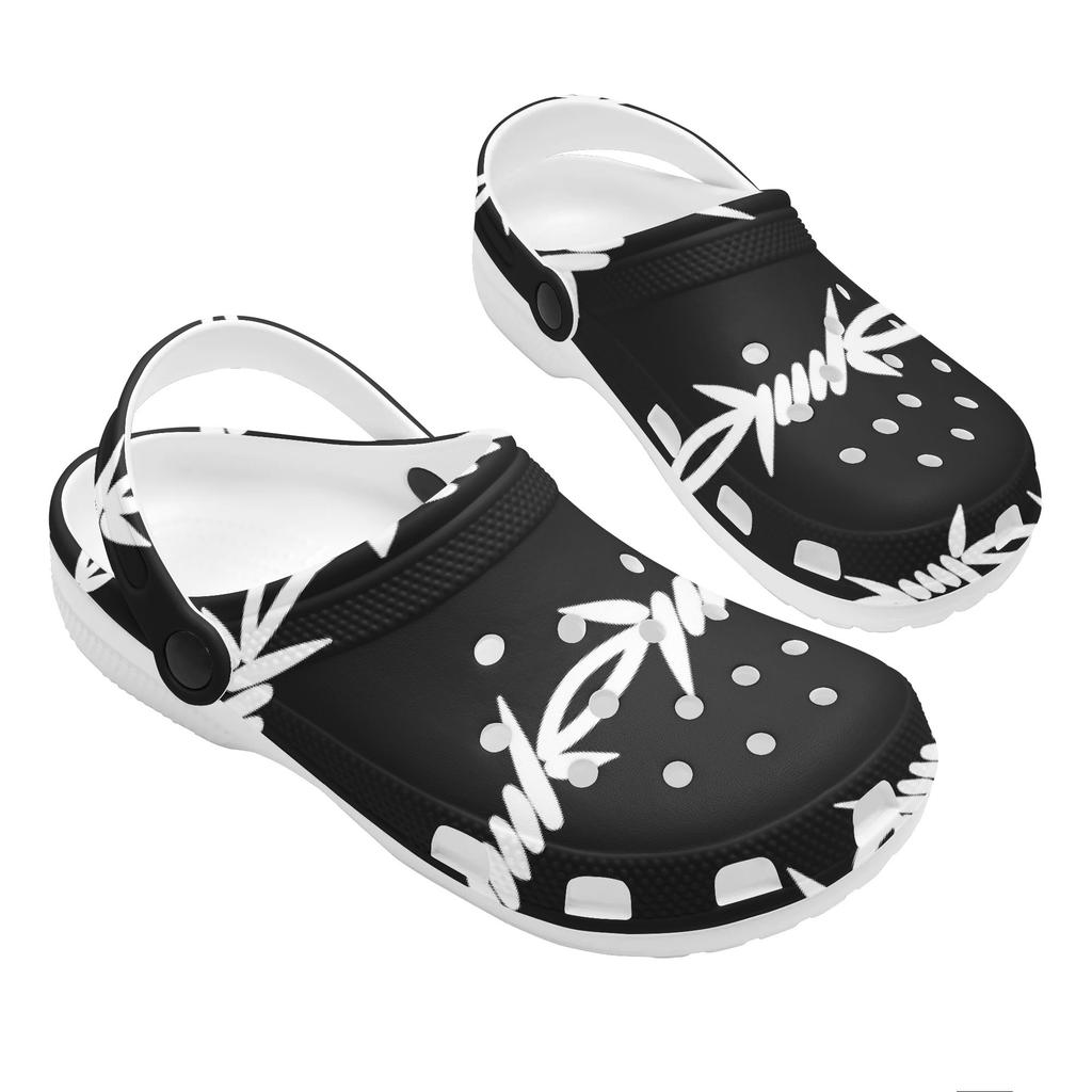 Adult Unisex Novelty Printed EVA Clogs Easy Clean Lightweight Slip On Casual Footwear Soft Sole Summer Sandals Daily Walking