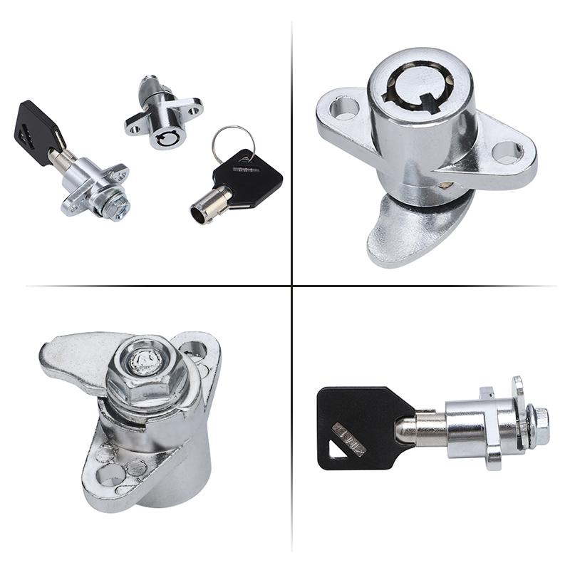 4 Keys Hard Saddlebag Locks Set Motorcycle Parts For Harley Touring Road Glide Road King Electra Glide FLHR FLHT 1993-2013