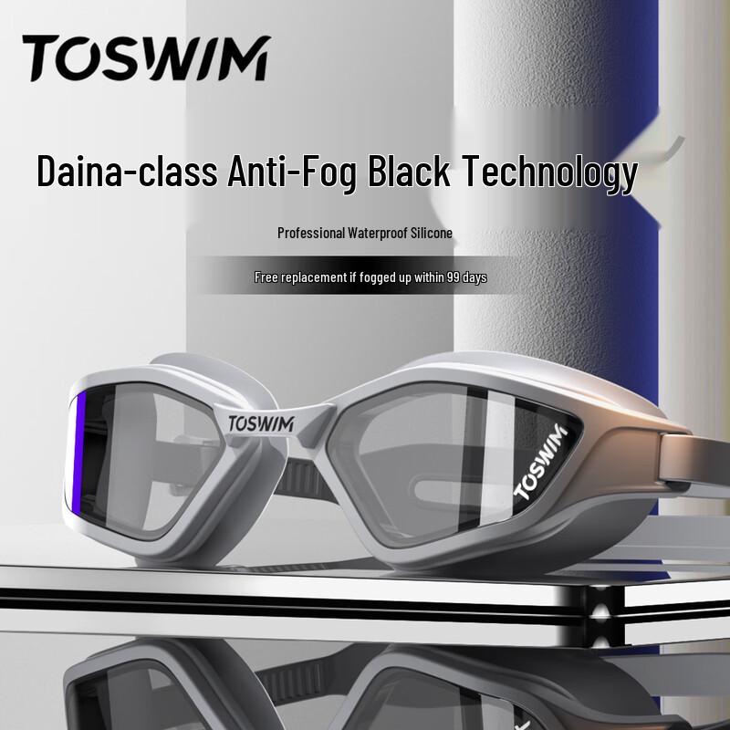 

TOSWIM Профессиональные плавательные очки с диоптриями для взрослых, с защитой от запотевания Non-prescription