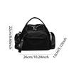 Women Simple Shoulder Bag Large Capacity Lightweight Sling Bag Zipper Closure Casual Crossbody Bag Travel Shopping Work Date Bag