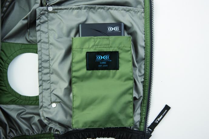 XEBEC Air-Conditioned Heat-Shielding Vest XE98030-22-LL, Silver Gray