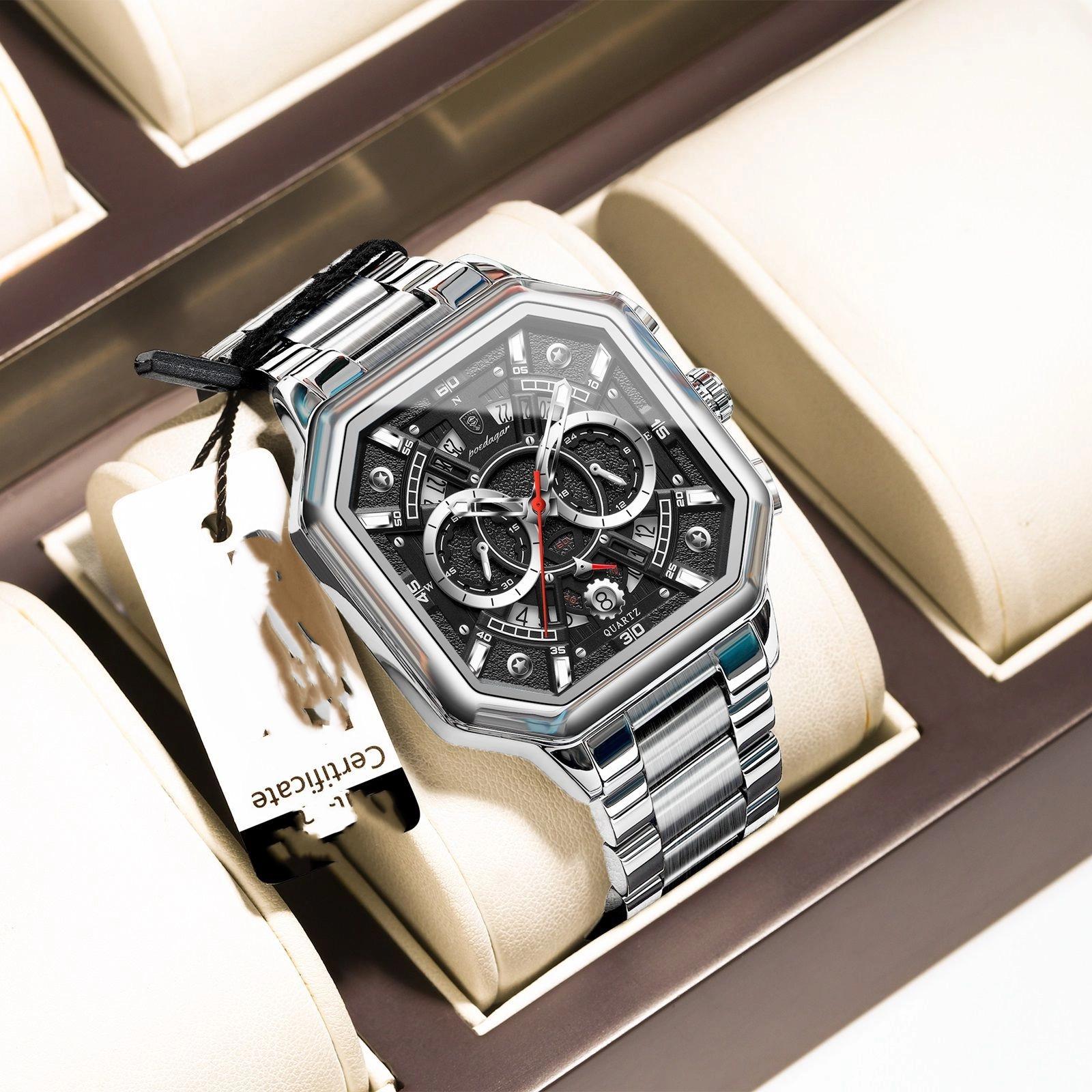 

Top Brand Multi-functional New Men s Watch Men s Student s Hollow Watch