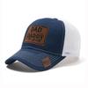 Baseball Cap With Embroidered Letters Breathable Sun Hat For Outdoor Summer Activities