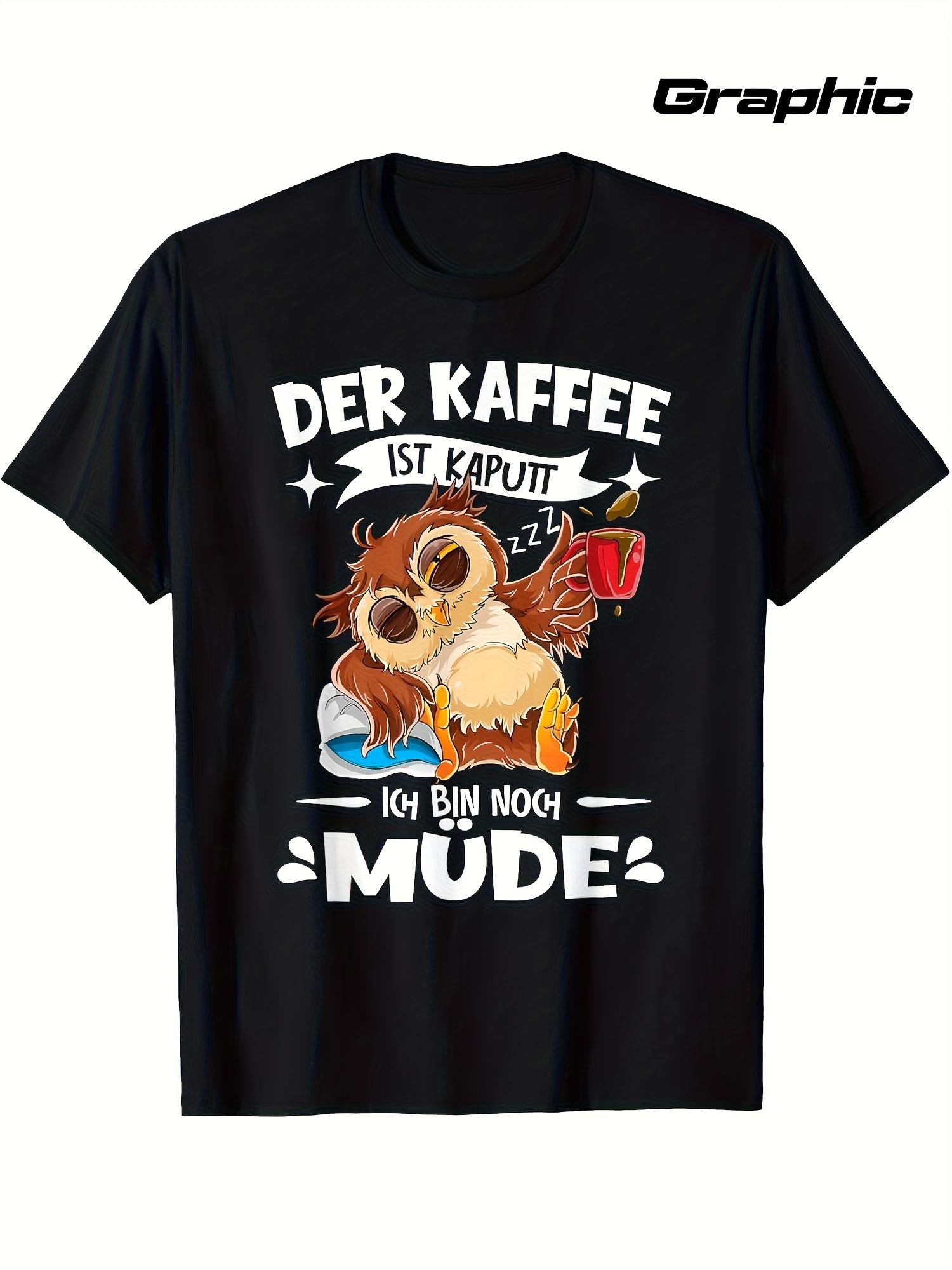 T-Shirt y2k Owl Saying Is Broken Black 2XL