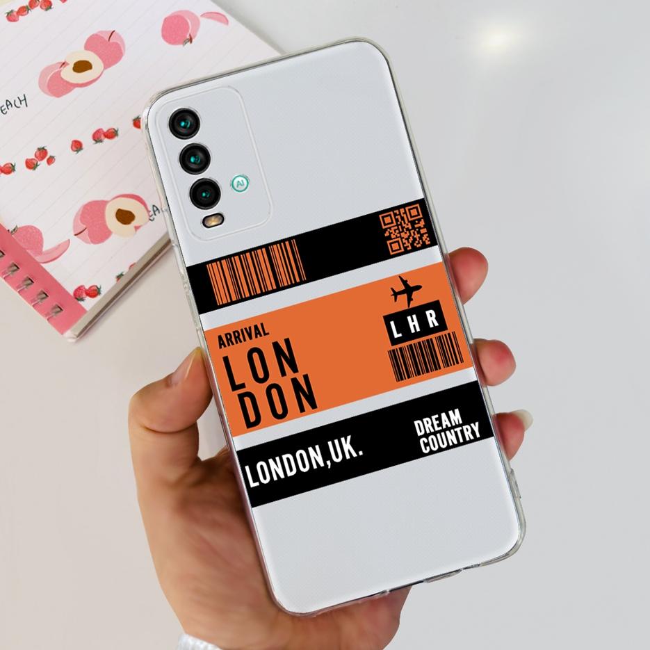 For Xiaomi Redmi 9T Case Cute Fashion Painted Cover Clear Silicone Soft Slim Phone Case For Xiaomi Redmi 9T Redmi9T Fundas Coque