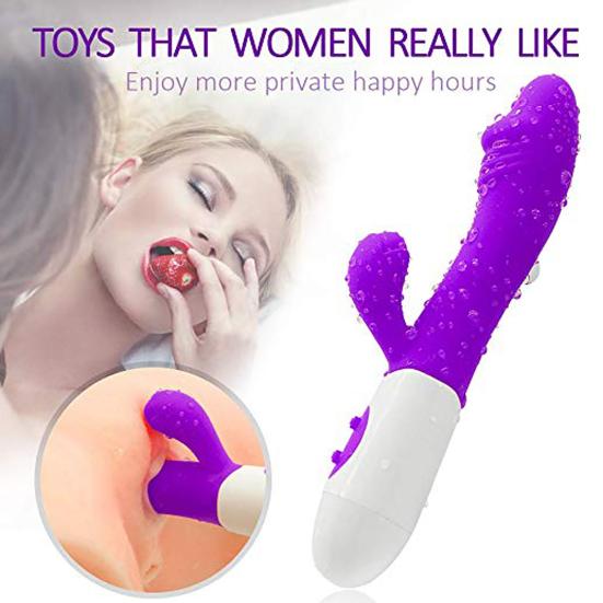 Vibrator Soft Silicone Vibrator G Spot Clitoral Stimulator Waterproof Women Av Wand
