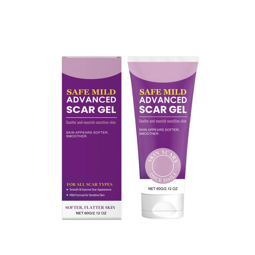 Silicone Scar Gel And Scar Cream Can Fade Uneven Skin Tone, Dullness, Burn And Scald Scar. Suitable For All Skin Types