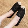 Fashion New In Hollow Sequins Women's Shoes Trends 2025 High Quality Casual 39 Aesthetic Offers Comfortable and Elegant Ladies Footwear