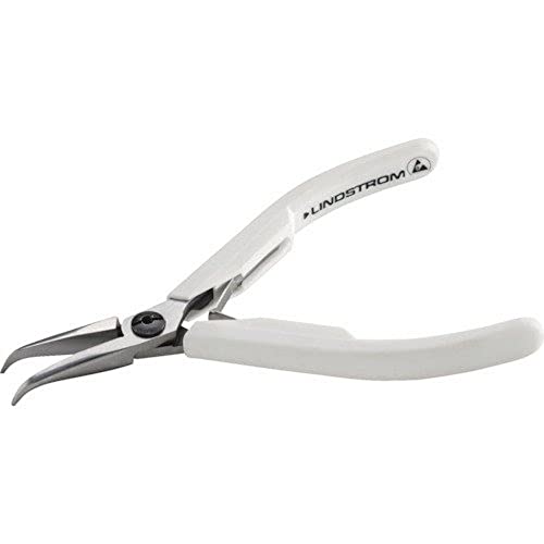 

Bahco 7892 Supreme Snipe Nose Plier with Smooth Jaws Bent at 60 Degree, White