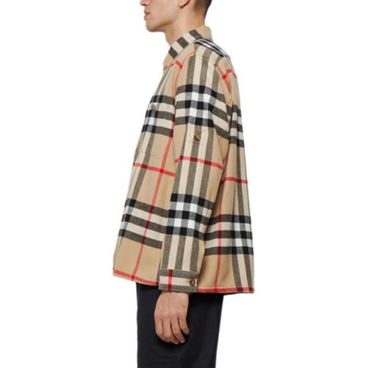 Burberry Checked Long Sleeved Shirt 8058584