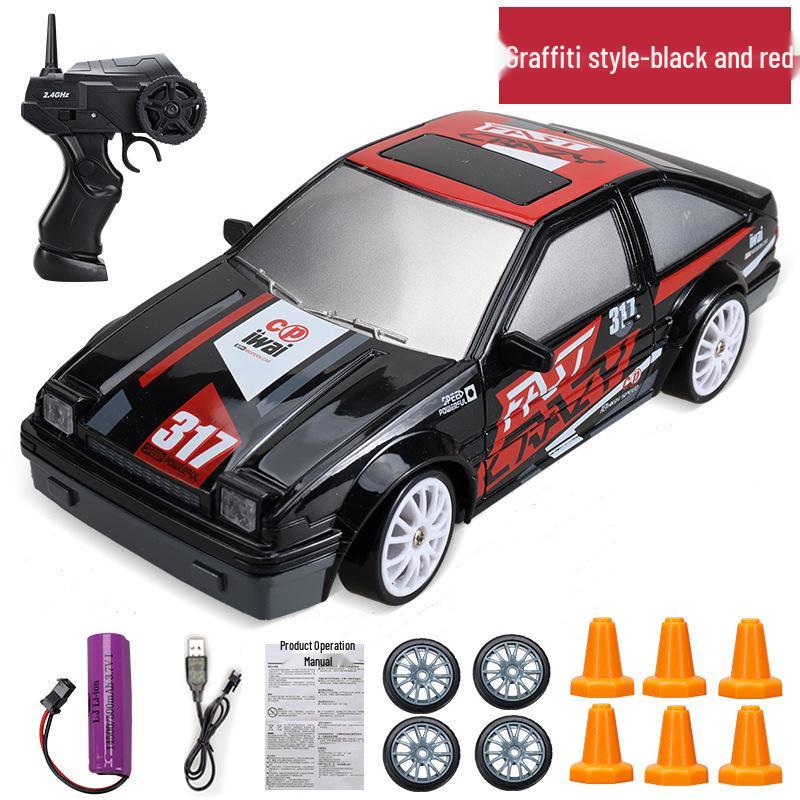 1:24 Scale 2.4GHz High-Speed Drift RC Car with Four-Wheel Drive