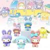 Adorable Sanrio Pvc Figure Collection Cute Sitting Cinnamon Dog Kuromi My Melody Toy Gift