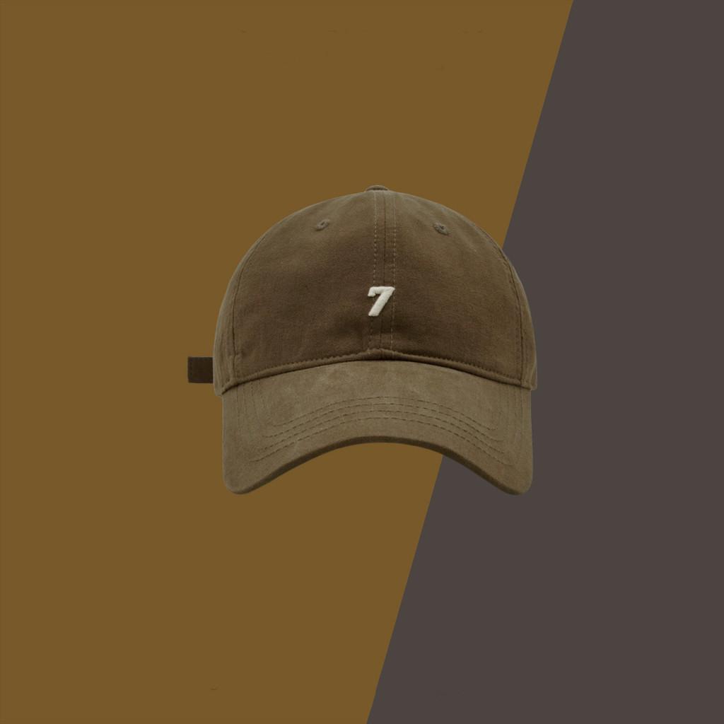 Streetwear Embroidered Seven Digit Cotton Baseball Cap With Wide Brim For Casual Summer Wear
