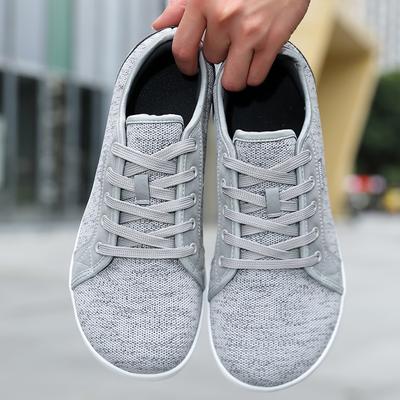 Schuhe mit breitem Kopf in großer Größe, breiter Leisten, Barfußschuhe, Herrenmode, verbreiterte und verdickte Freizeitschuhe, Flyknit-Wanderschuhe, Laufschuhe