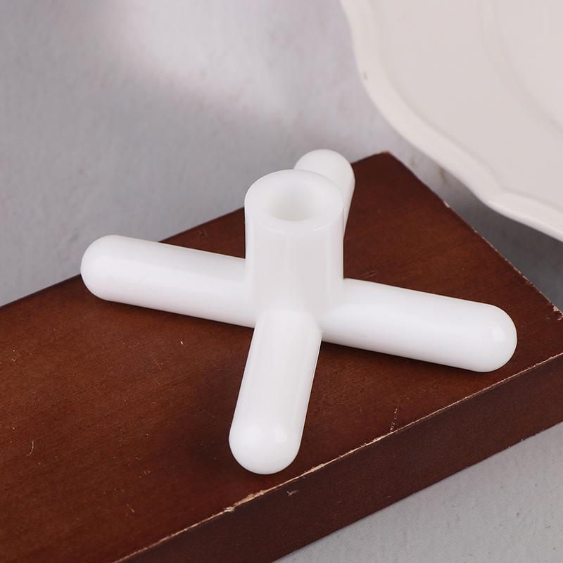1Pc Billiard Stand Heads White Plastic Handle Pool Snooker Cross Pole Rest Replacement Bridge Extender Lightweight Accessory