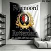Feyenoord Rotterdam Wall Hanging Printed Fabric Blanket Decorative Tapestries for Bedroom Living Room Home Decor