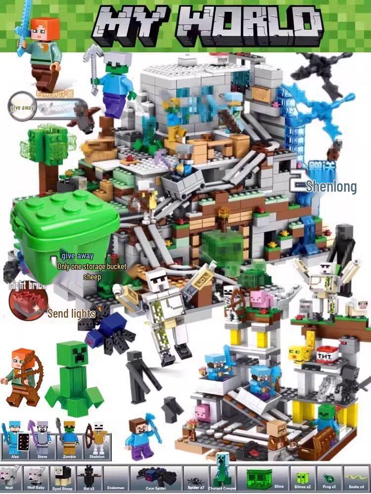 Minecraft Steve's Treehouse Adventure Set - Building Blocks Toy for Kids