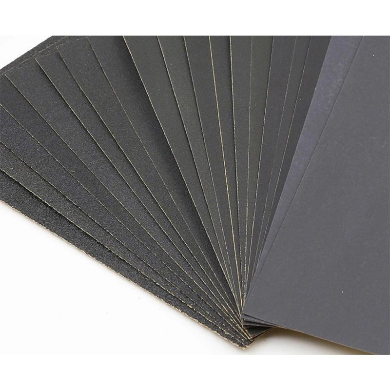 10PCS Explosive 9 * 3.6 Inch Sandpaper Dry and Wet 60 #~ 150 #set of Sandpaper