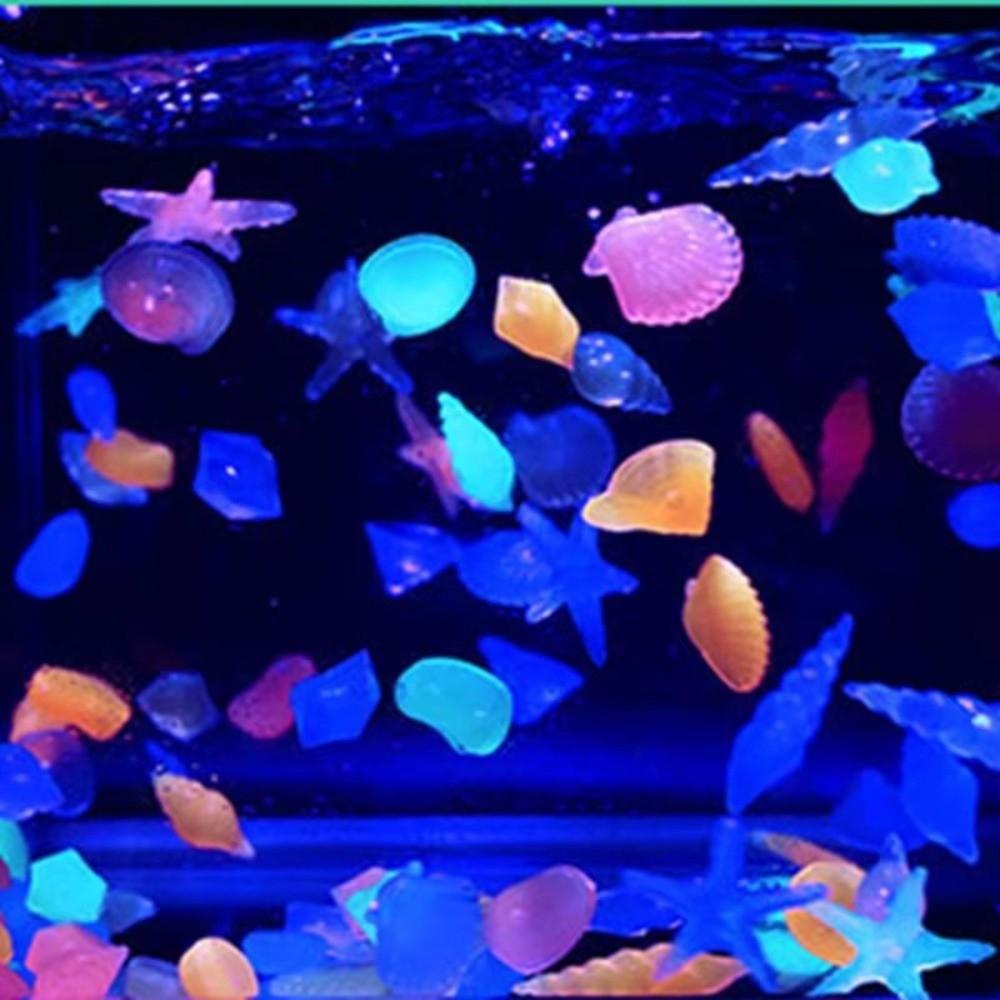 50/100Pcs High Brightness Colorful Luminous Stones Long-lasting Handmade Glowing Stones Micro Landscape Multicolor