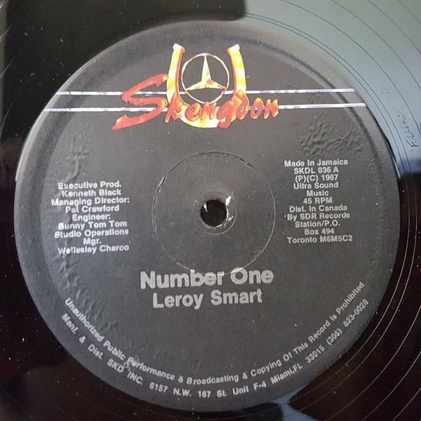 

12inch Record LEROY SMART Number One SKDL036 SKENGDON 1987 Jamaica Reggae Ska Dub Used