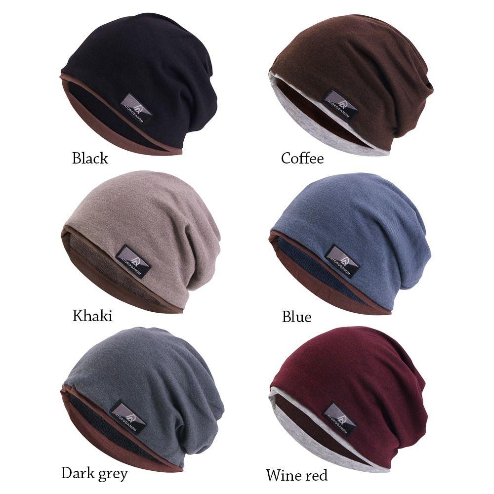 Windproof Knitted Hat Warm Skullies Beanies Caps Winter Ear Protection Cap  for Men Women