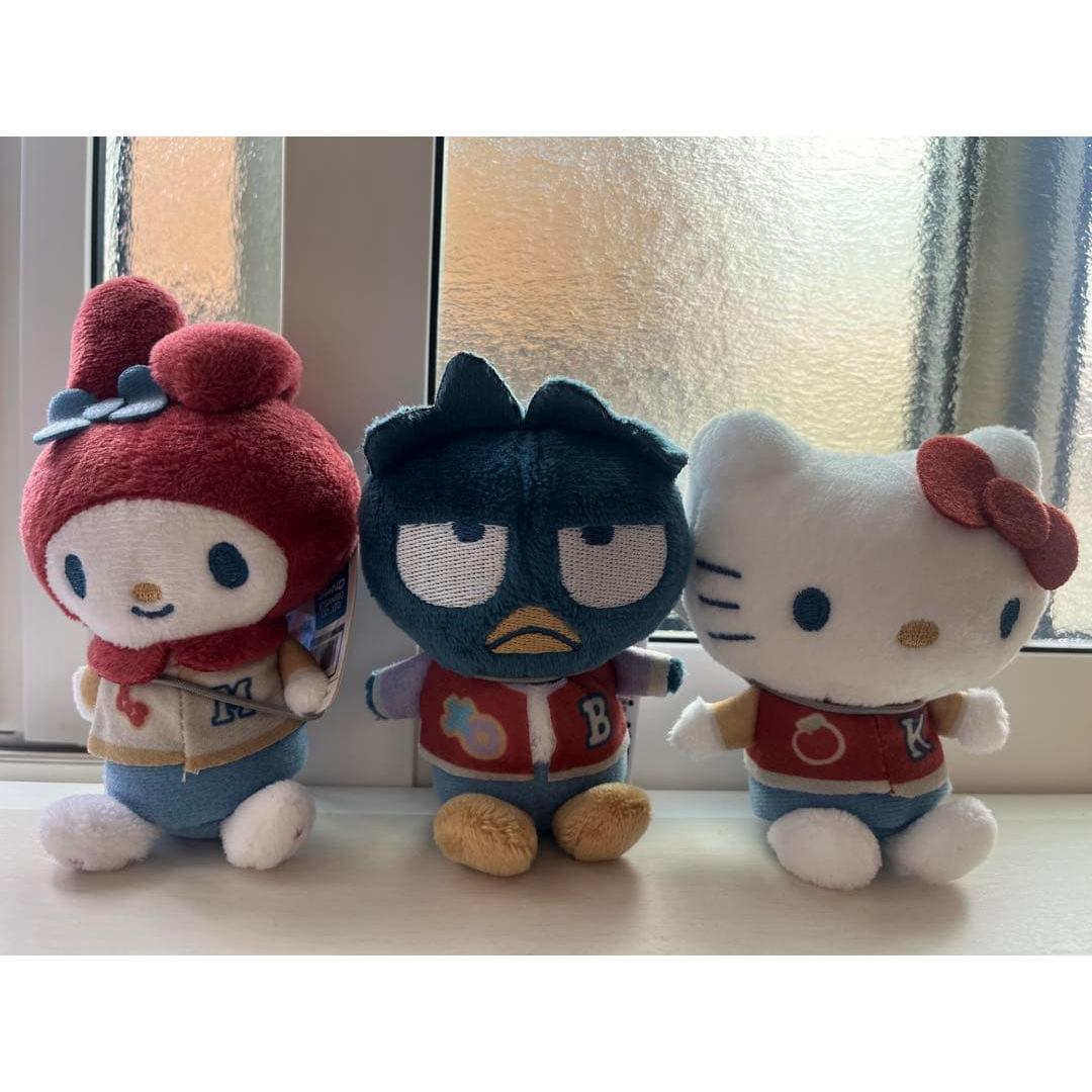 Sanrio Characters Plush Keychain Set of 3