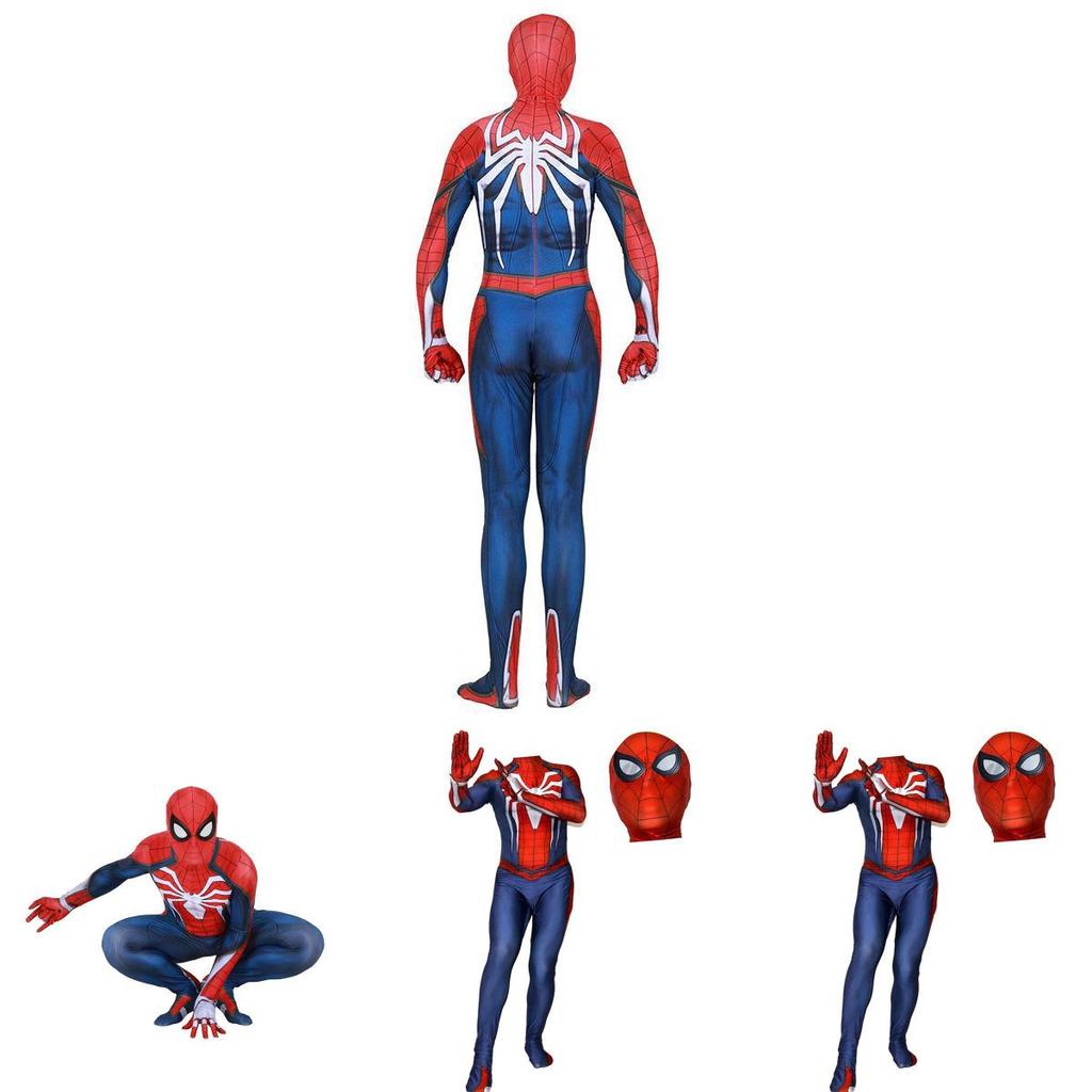 Ps4 Insomniac Spider-man Cosplay Costume 3d Print Adult Kids Spidey Zentai Suit With Exquisite Workmanship And Breathable Lycra Material