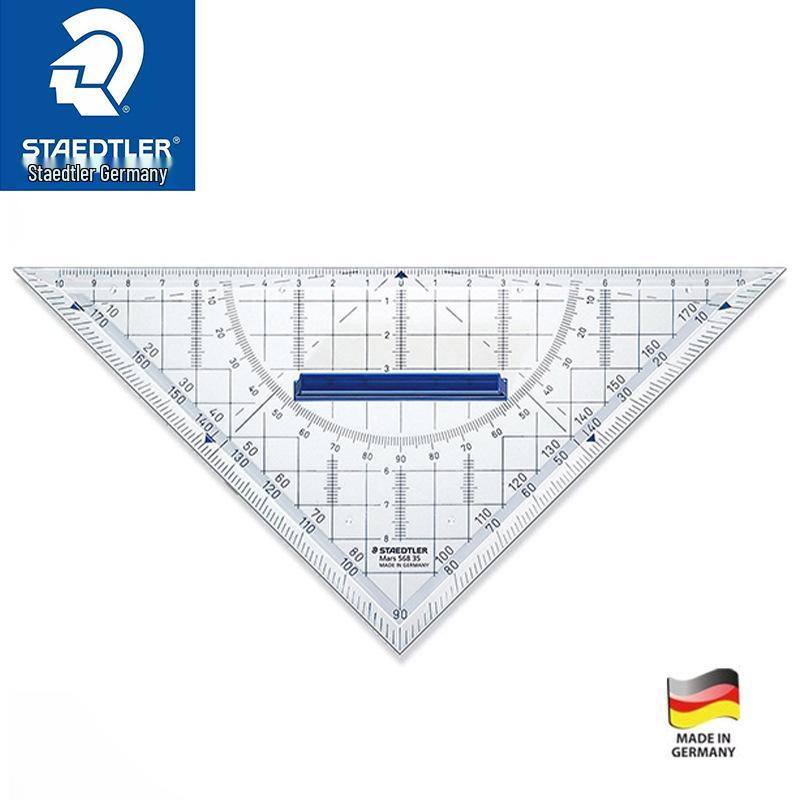 STAEDTLER 22cm Isosceles Geometric Triangle Ruler Scale 22cm
