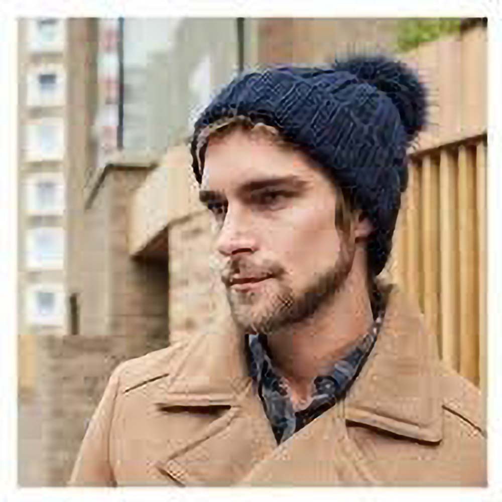 Beechfield Unisex Verbier Fur Pom Pom Chunky Beanie